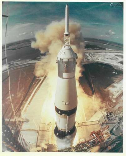 Apollo 11 lifts off on its historic flight to the Moon, Apol...