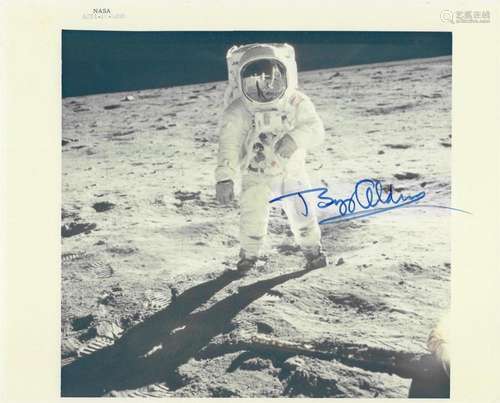 Celebrated visor portrait of Buzz Aldrin by Neil Armstrong, ...