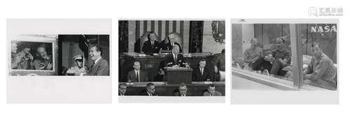 Quarantined crew speak with President Nixon and in front of ...