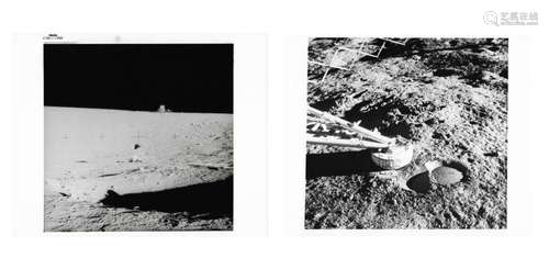 Surveyor III encounter - four views, EVA2, Apollo 12, 14-24 ...