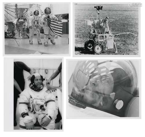 Alan Shepard and Edgar Mitchell undergo lunar surface traini...