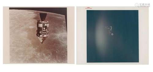 Lunar and Command Modules during rendezvous in lunar orbit (...