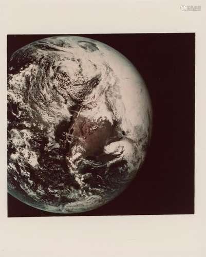 Nearly full Planet Earth as seen from space, Apollo 16, 16-2...