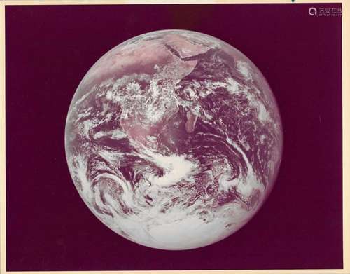 Blue Marble, sun-illuminated Planet Earth during translunar ...