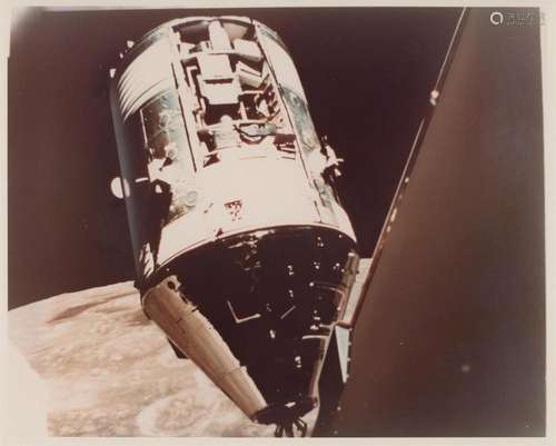 Command Module during the last rendezvous in lunar orbit, Ap...