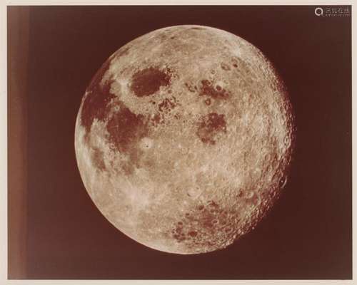 Full Moon during the final voyage back to Earth, Apollo 17, ...