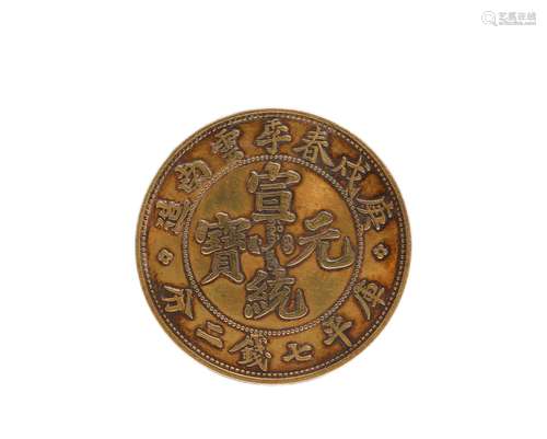 PURE GOLD COINS OF QING DYNASTY