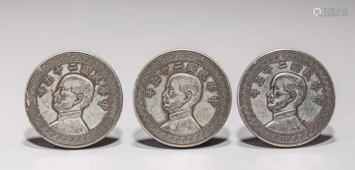 SILVER COINS OF THE REPUBLIC OF CHINA