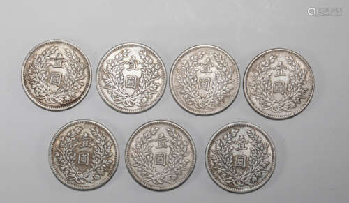 SILVER COINS OF THE REPUBLIC OF CHINA