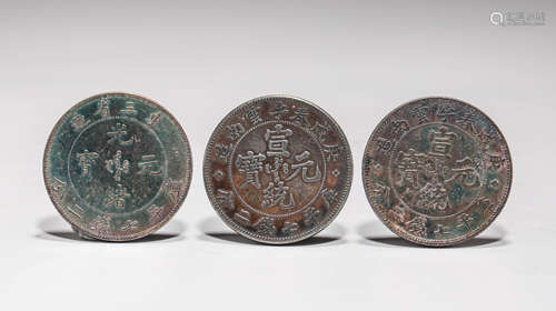 SILVER COINS OF QING DYNASTY