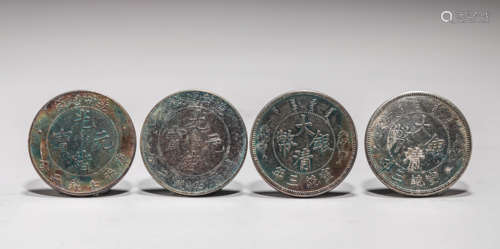 SILVER COINS OF QING DYNASTY