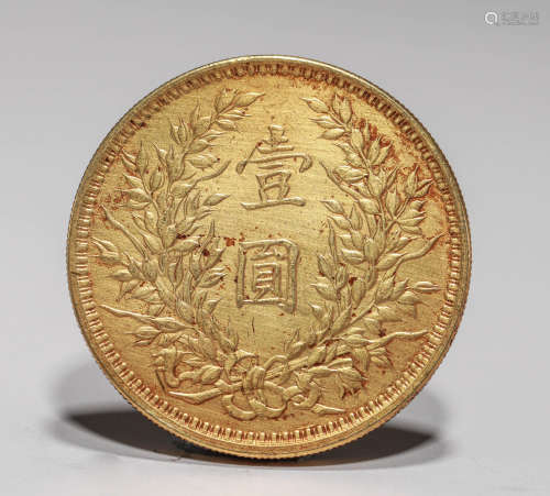 SILVER GILDED COINS OF THE REPUBLIC OF CHINA
