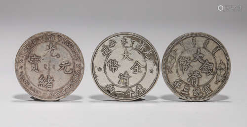 SILVER COINS OF QING DYNASTY