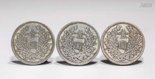 SILVER COINS OF THE REPUBLIC OF CHINA