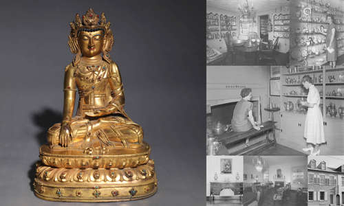 Gilt Bronze Figure of Shakyamuni