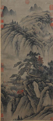 Chinese Landscape Painting, Zhao Gan Mark