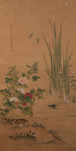 A Song huizong's flower and bird painting