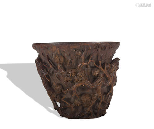 A wood cup