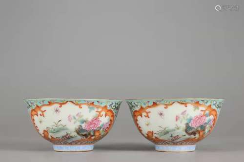 Pair Of Qing Dynasty Qianlong Period Famille Rose Porcelain ...