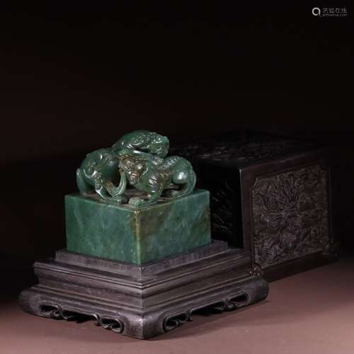 Hetian Jade Ruyi Seal,China