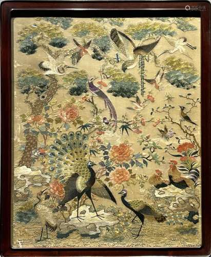 Qing Dynasty Cantonese Embroidery,China