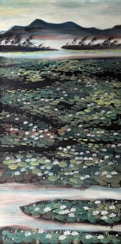 Ink Painting Of Lotus - Lin Fengmian,China