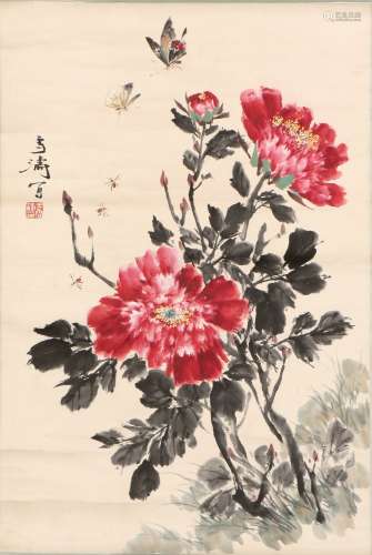 Ink Painting Of Floral - Wang Xuetao,China