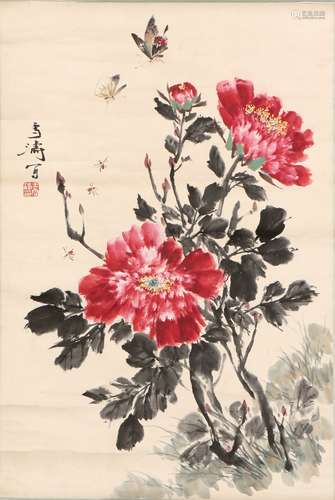 Ink Painting Of Floral - Wang Xuetao,China