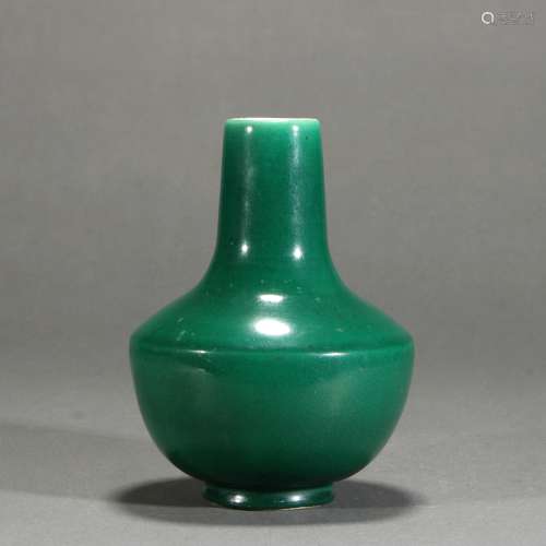 Green Glaze Porcelain Bottle,China