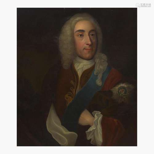 British School (18th Century) Portrait of a Nobleman, Knight...