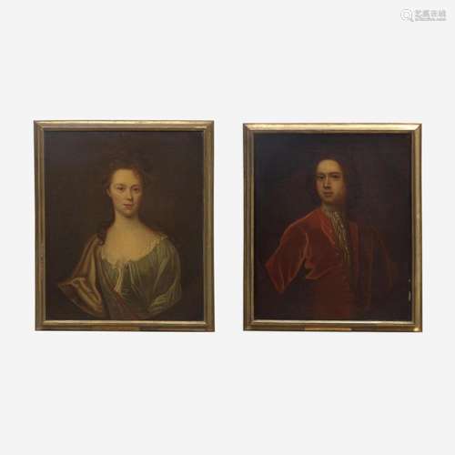 British School (18th Century) Portrait of Lady Narborough; t...