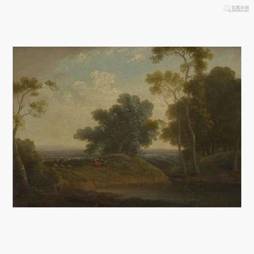 Attributed to John Rathbone (British, 1750-1807) Pastoral La...