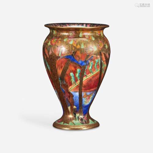 A Wedgwood Fairyland Lustre 'Imps on a Bridge' Vase ...