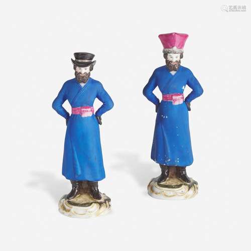 Two Russian Porcelain Figures of Coachmen Gardner Porcelain ...