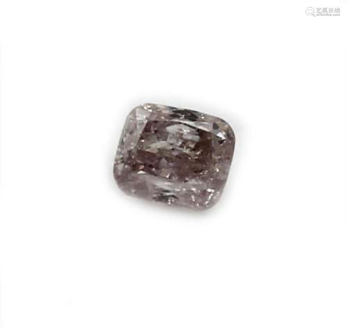Loose diamond in cushion-cut approx. 0.71 ct, Fancy