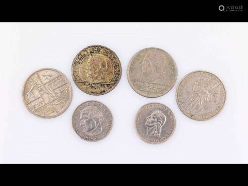 Lot 10 silver coins