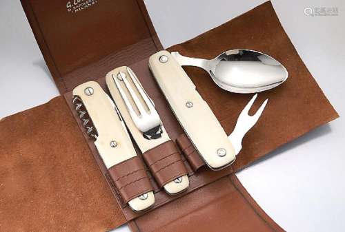 3-piece travel cutlery G. Lorenzini/Milan