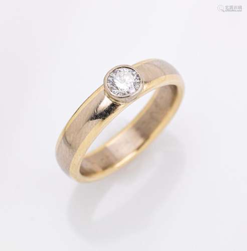 14 kt gold ring with diamond