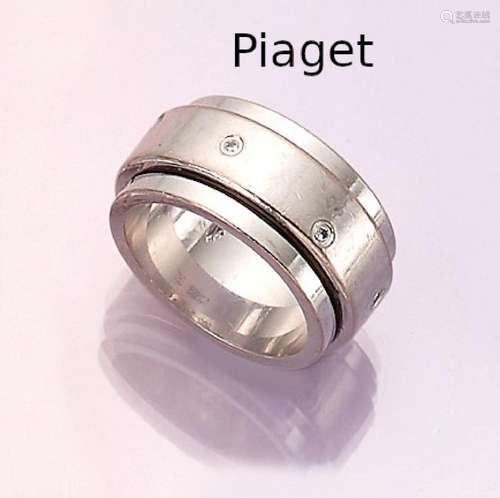 18 kt gold PIAGET ring with brilliants