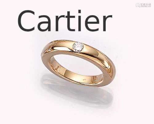 18 kt gold CARTIER ring with brilliant