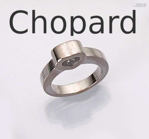 18 kt gold CHOPARD ring with brilliant