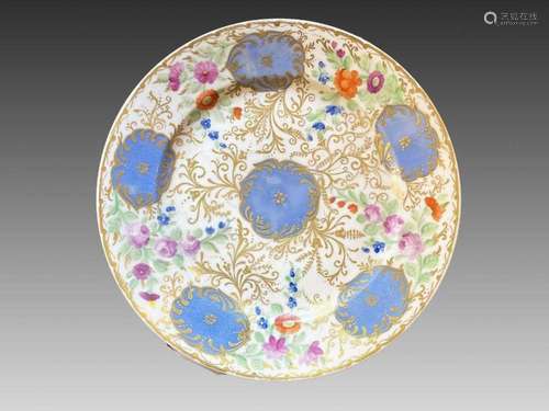 A PORCELAIN PLATE FROM THE SERVICE OF THE SULTAN OF TURKEY B...