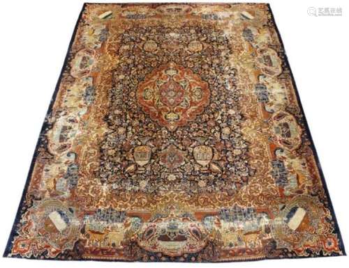 A Tabriz carpet, Central Persia, 19th century