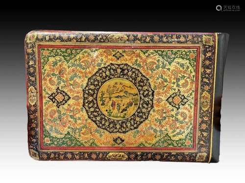 QAJAR ALBUM COVER, 19TH CENTURY