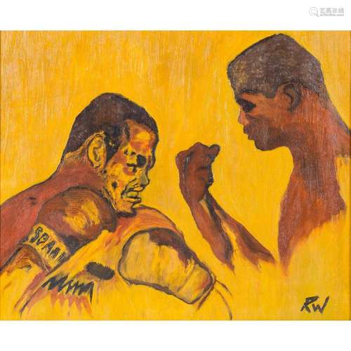 WELLER, RENÉ (geb. 1953, ehemaliger Boxchampion), "Boxk...