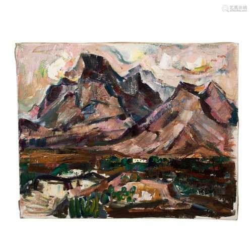 SCHOBER, PETER JAKOB (1897-1983), "Teneriffen-Landschaf...