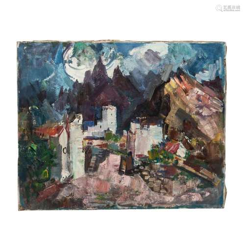 SCHOBER, PETER JAKOB /1897-1983), "Romantische Kulisse&...