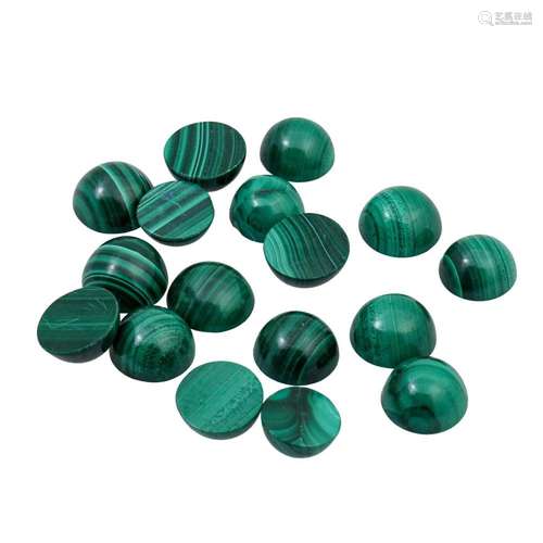 Konvolut Malachite von 107 ct