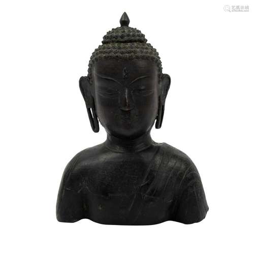 Büste des Buddha. THAILAND, 19. Jh. oder älter.