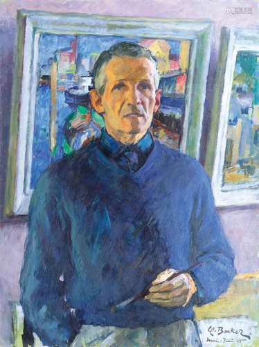 Claus Becker (Düsseldorf 1902 - Hamburg 1983). Self Portrait...